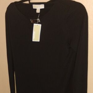 Michael Kors Black Blouse with Classic Design